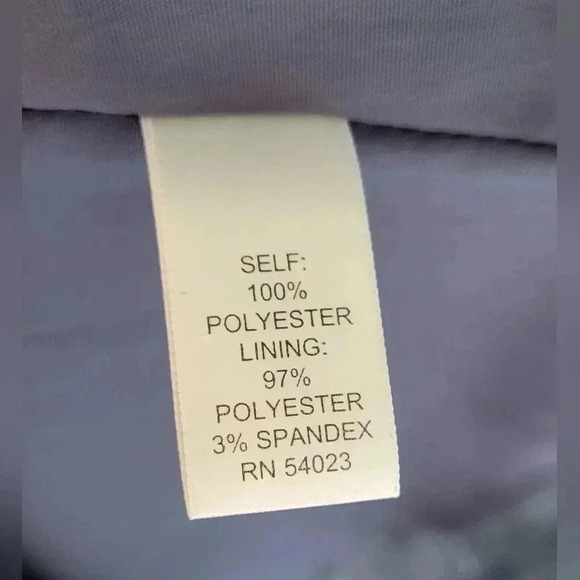 SIZE SMALL Tinley Road Silky Split-Neck Smocked Waist Drawstring Dress, Blue - Picture 7 of 10